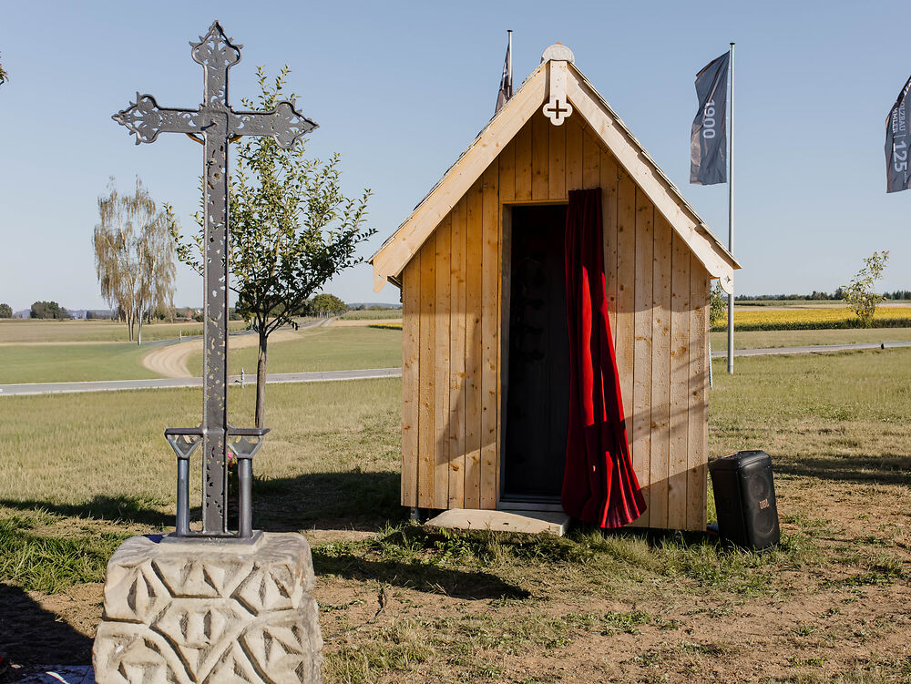 Einweihung der Josefskapelle auf unserem Firmengelände