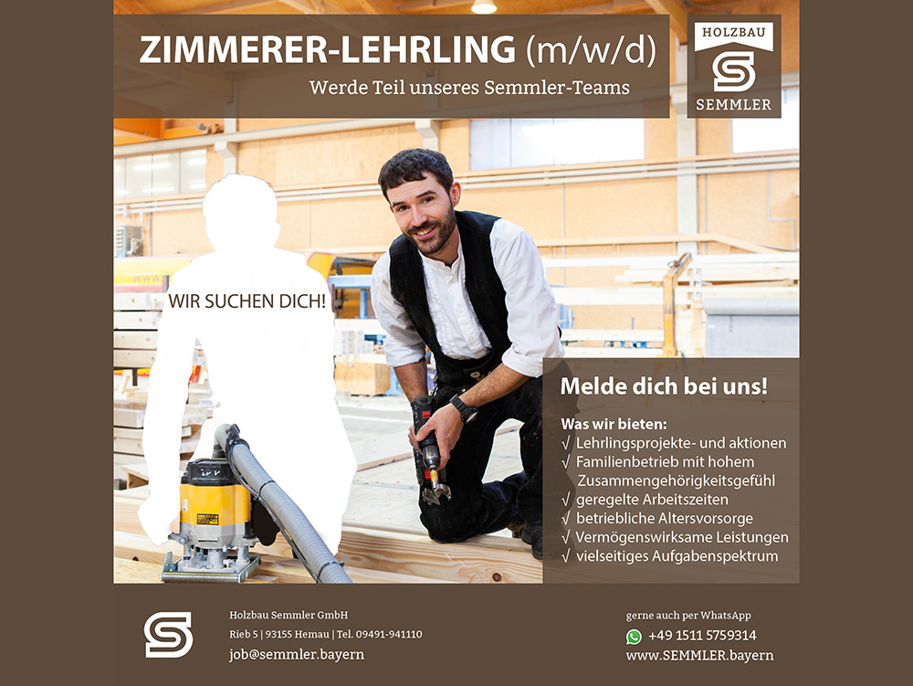 Wir suchen Lehrlinge!