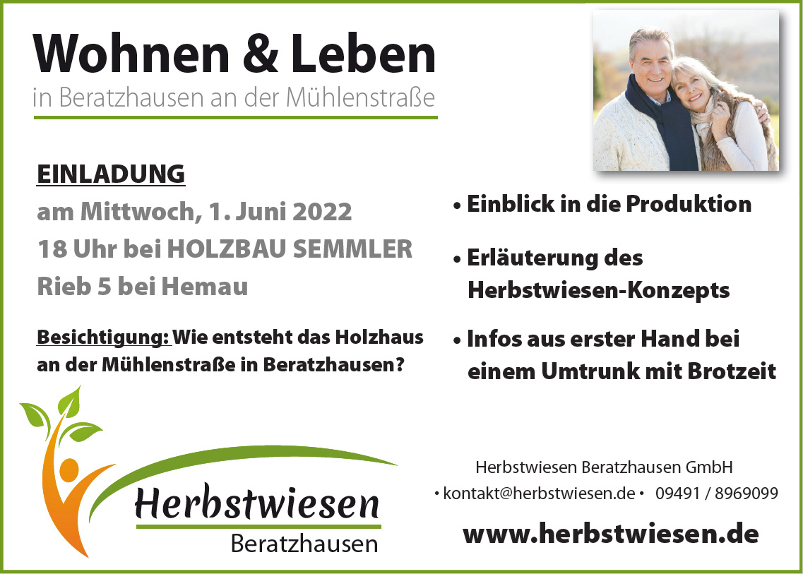 Leben und Wohnen in Beratzhausen