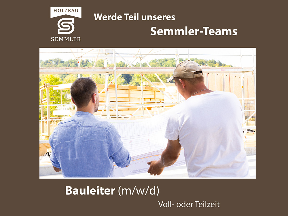 WIR SUCHEN EINE/N BAULEITER/IN (m/w/d)